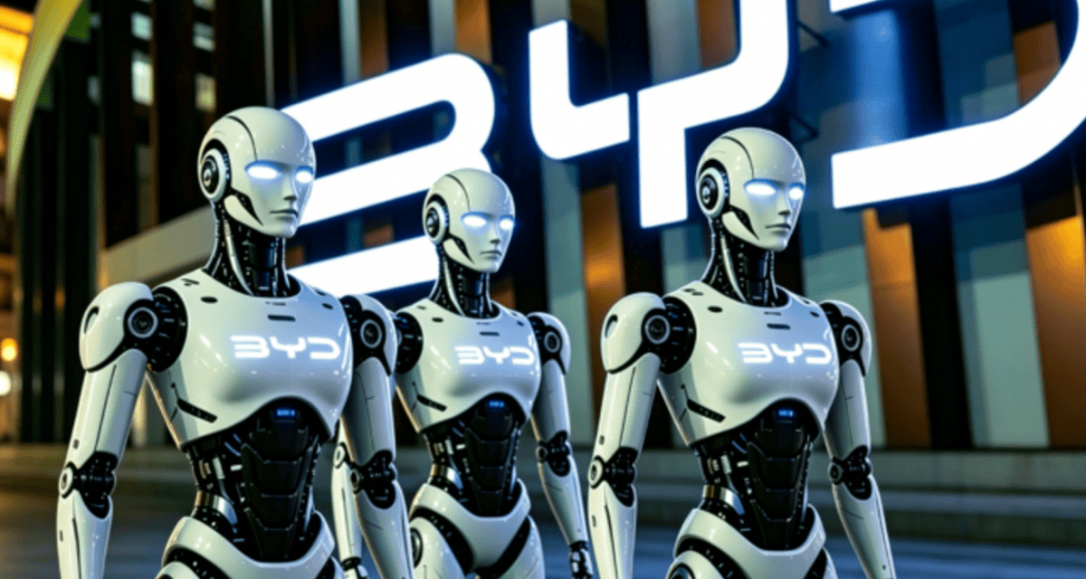 BYD Mau Jualan Robot Humanoid Lewat Diler