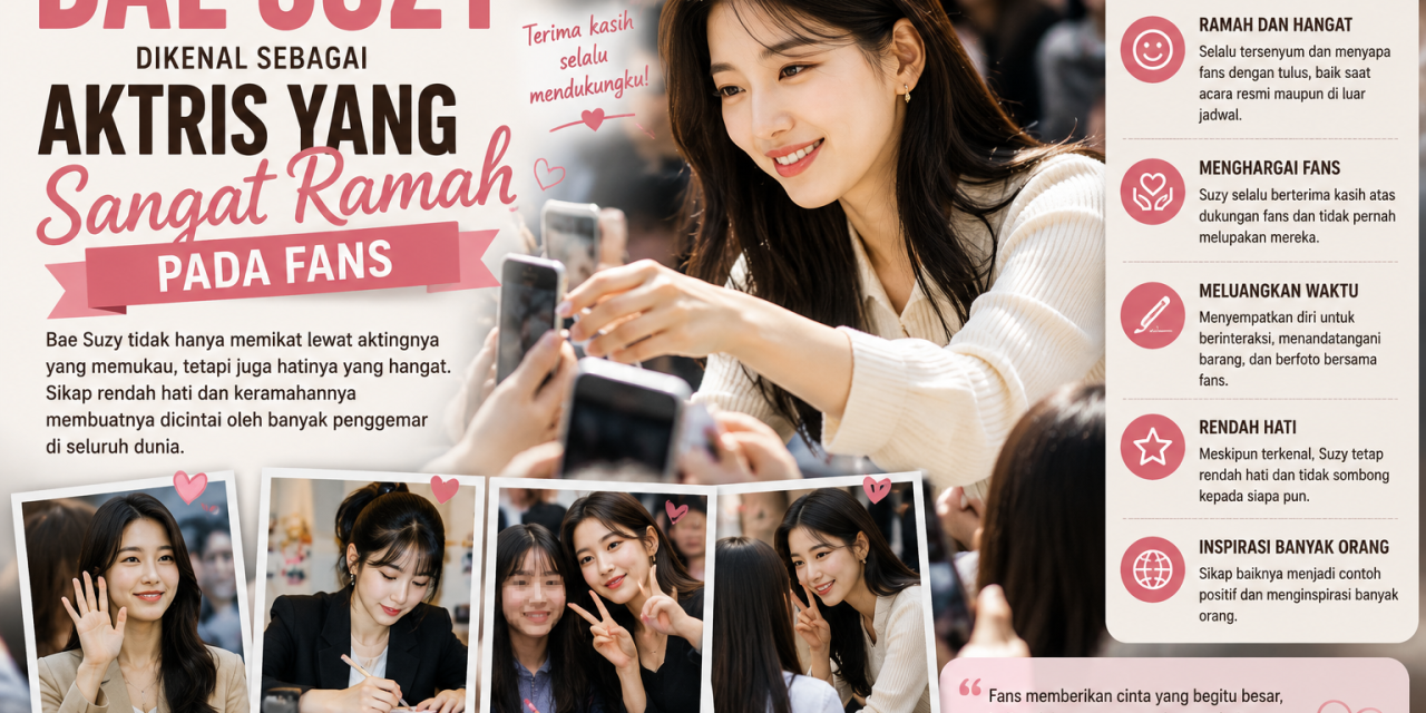 Bae Suzy Di Kenal Sebagai Aktris Yang Sangat Ramah Pada Fans