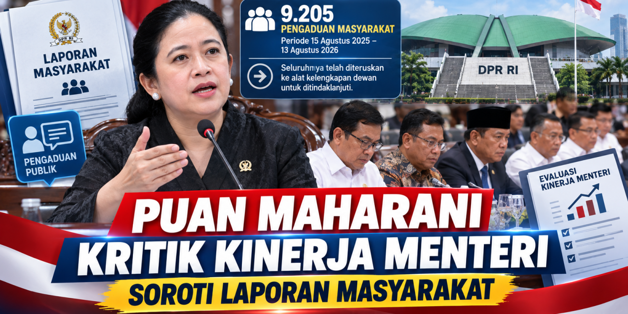 Puan Maharani Kritik Kinerja Menteri, Soroti Laporan Masyarakat