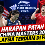 Harapan Patah Di China Masters 2025: Malaysia Terdiam Di Final